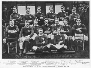 Equipo de fútbol internacional galés, 2 de enero de 1892